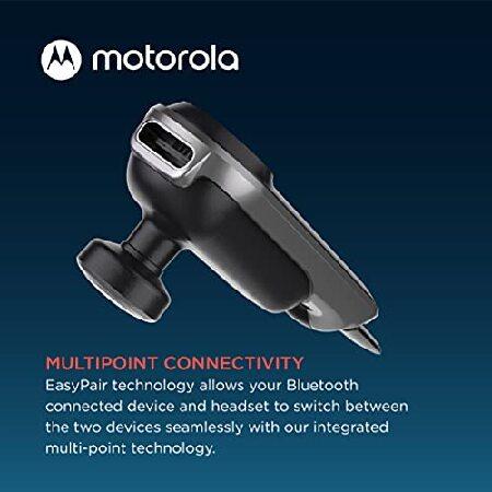 正規商品販売店 Motorola Bluetooth Earpiece HK500 in-Ear Wireless Mono Headset with Mic for Clear Phone Calls - Smart Touch/Voice Control， Noise Cancelling Microphone