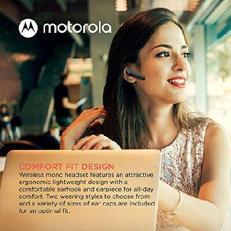 正規商品販売店 Motorola Bluetooth Earpiece HK500 in-Ear Wireless Mono Headset with Mic for Clear Phone Calls - Smart Touch/Voice Control， Noise Cancelling Microphone