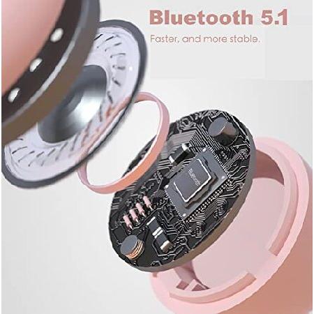 販売の最低価格 SEEWAY Wireless Earbuds Pink，Bluetooth Earbuds V5.1 True Wireless Earbuds Smart Touch Control 25 Hours Playtime， USB-C Charge， Premium Deep Bass for S