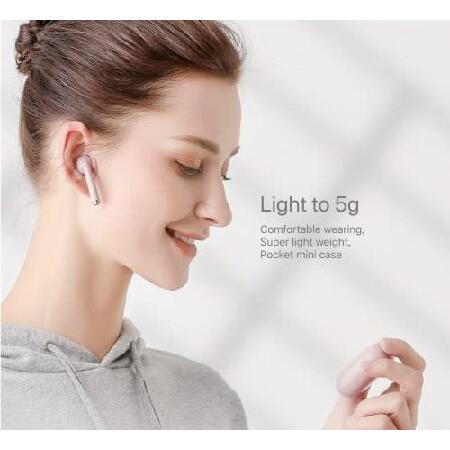 販売の最低価格 SEEWAY Wireless Earbuds Pink，Bluetooth Earbuds V5.1 True Wireless Earbuds Smart Touch Control 25 Hours Playtime， USB-C Charge， Premium Deep Bass for S