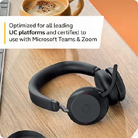ディズニープリンセスのベビーグッズも大集合 Jabra Evolve2 75 PC Wireless Headset with Charging Stand and 8-Mic Technology - Dual Foam Stereo Headphones with Advanced Active Noise Cancelling， USB