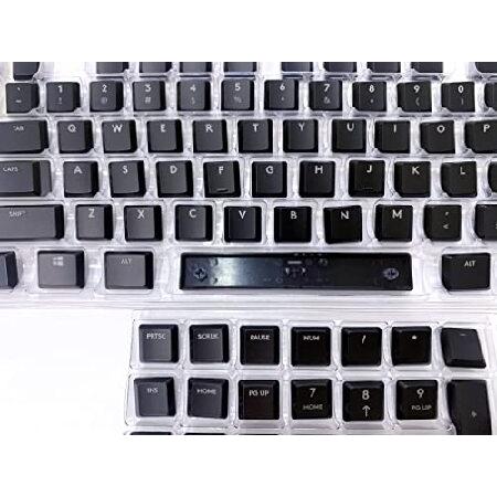 forG915 Complete Set of 109 keycaps to Replace Logitech G915/G913/G815/G813 TKL RGB Mechanical Gaming Keyboard (Black 109 Keys) (G915 Full Set of keyc｜koostore｜02