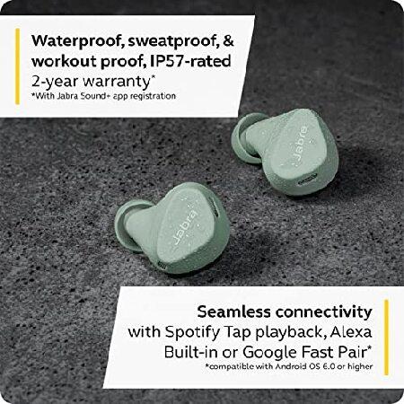 通販卸し売り Jabra Elite 4 Active in-Ear Bluetooth Earbuds - True Wireless Earbuds with Secure Active Fit， 4 Built-in Microphones， Active Noise Cancellation and Ad