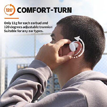即日出荷 FREEDOTS. Open-Ear Earbuds， Wireless Ear Bluetooth Sport Headphones， Sweat Resistant Lightweight Open Earbud Headphones for Workouts and Running， Comp