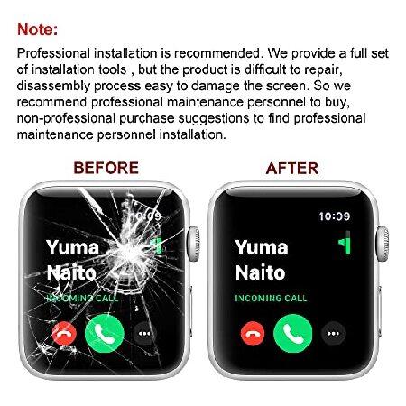 SWARK フロントLEDガラスレンズ 交換用 Apple Watch Series 7 SWARK フロントLEDガラスレンズ 交換用 Apple Watch Series 7