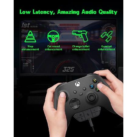 AOJAKI ステレオヘッドセットアダプター Xbox コントローラー AOJAKI ステレオヘッドセットアダプター Xbox コントローラー
