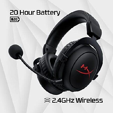 HyperX Cloud Core ワイヤレスゲーミングヘッドセット DTS Heapdhone:X 空間オーディオ 20時間長持ちバッテリー レッド PS4/PS5/PC/Switch 　 4P5D5AA｜koostore｜03