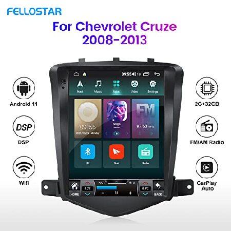 Fellostar 10.4inch Android 11 Car Stereo for Chevrolet Chevy Cruze 2008 2009 2010 2011 2012 2013 Car Radio Apple Carplay Android Auto 2+32GB with GPS｜koostore｜03