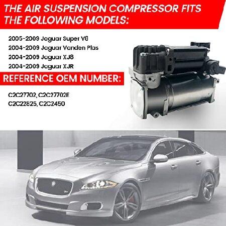 【予約中！ Vigor C2C27702 Air Ride Suspension Compressor Pump Compatible with Jaguar Super V8， Jaguar Vanden Plas and Jaguar XJ8 XJR Car， OEM Number C2C27702E， C