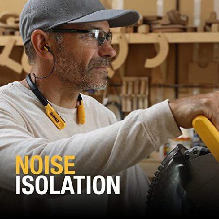 Wireless Bluetooth Neckband Headphones - Neckband Earphones with 15H Playtime - Noise-Isolating Wireless Earbuds - Jobsite Pro Built-in Mic for 【熱】
