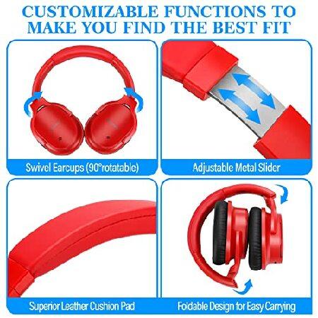 Active Noise Cancelling Headphones, Deep Bass Wireless Headphone, Noise Reduction Headsets with Voice Assistant, Memory Protein Earpads 40 【アプリケーション】 Hou