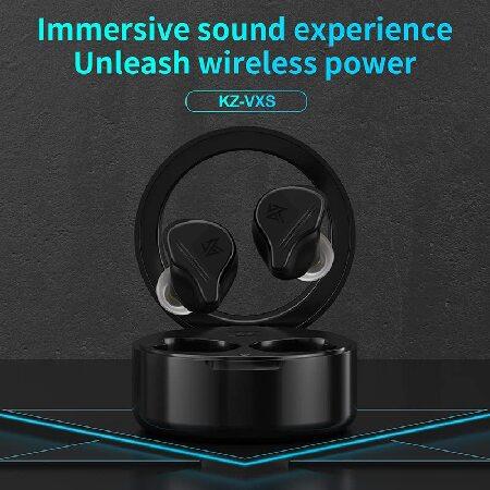 KZ VXS Five Drivers HiFi Bluetooth Headphones/Headset for Audiphile, in-Ear TWS True Wireless Earbuds 1DD 4BA Aptx Long 25H Playback Gaming Sports Ear｜koostore｜02