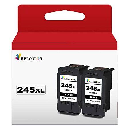Relcolor 245XL インクカートリッジ ブラックコンボ キャノン Relcolor 245XL インクカートリッジ ブラックコンボ キャノン
