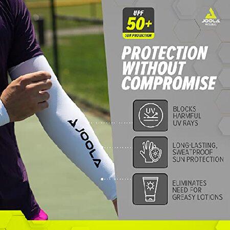 JOOLA UV Arm Sleeves w/UPF 50+ Sun Protection - Moisture Wicking Technology w/Cooling Feel - Two Sleeves Per Package - Outdoor Accessory Ideal for Ten｜koostore｜02