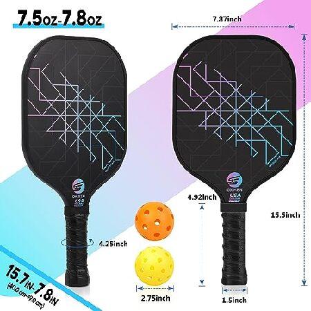 OXIKEN ピックルボールパドル 2個セット USAPA承認 カーボン OXIKEN ピックルボールパドル 2個セット USAPA承認 カーボン