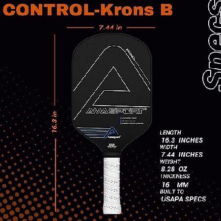 正規品 2023-CONTROL ピックルボールパドル 上級者向け - グラファイト＆カーボンファイバーピックルボールラケット - 最高のピックルボールパドル USA ピックルボール 【2999315794】(15900円)