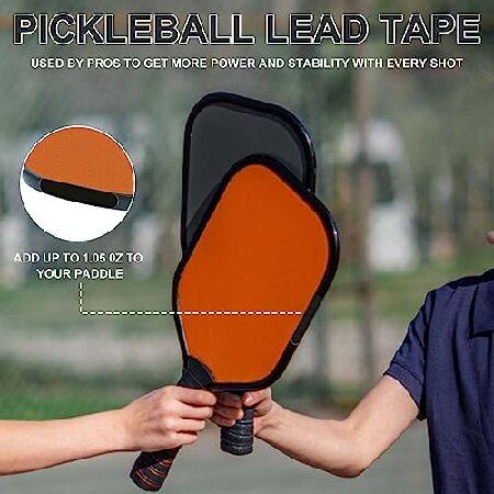30pcs Pickleball Weight Tapes, 3g Adhesive Weight Strips Pickleball Lead Tape Golf Weighted Tape Pickleball Paddle Tape for Protecting Paddle Edge Gua｜koostore｜04