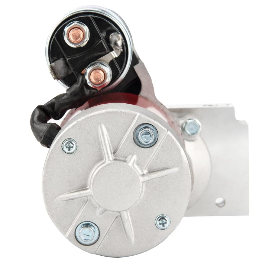KAC 18493 Starter Replacement for Chevy SBC BBC High Torque Tooth 305 350 396 454 Red 3HP Mini, 3HP, Tooth Flywheel: 153 168