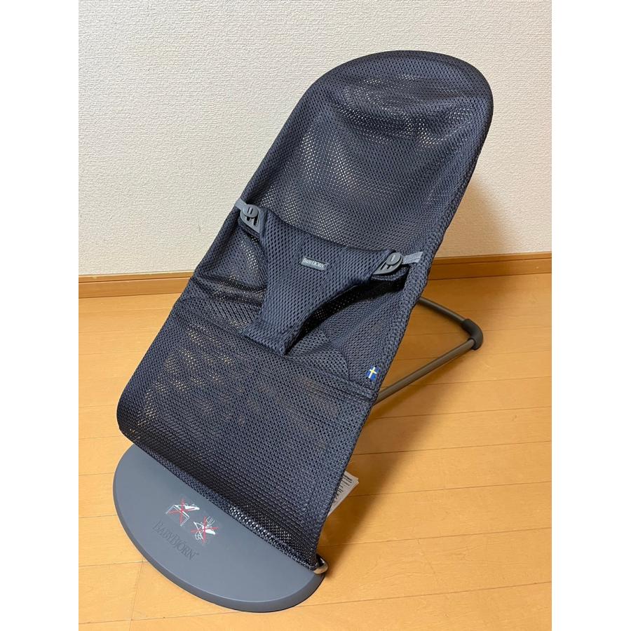 中古 ベビービョルン ブリス エアー バウンサー アンスラサイト