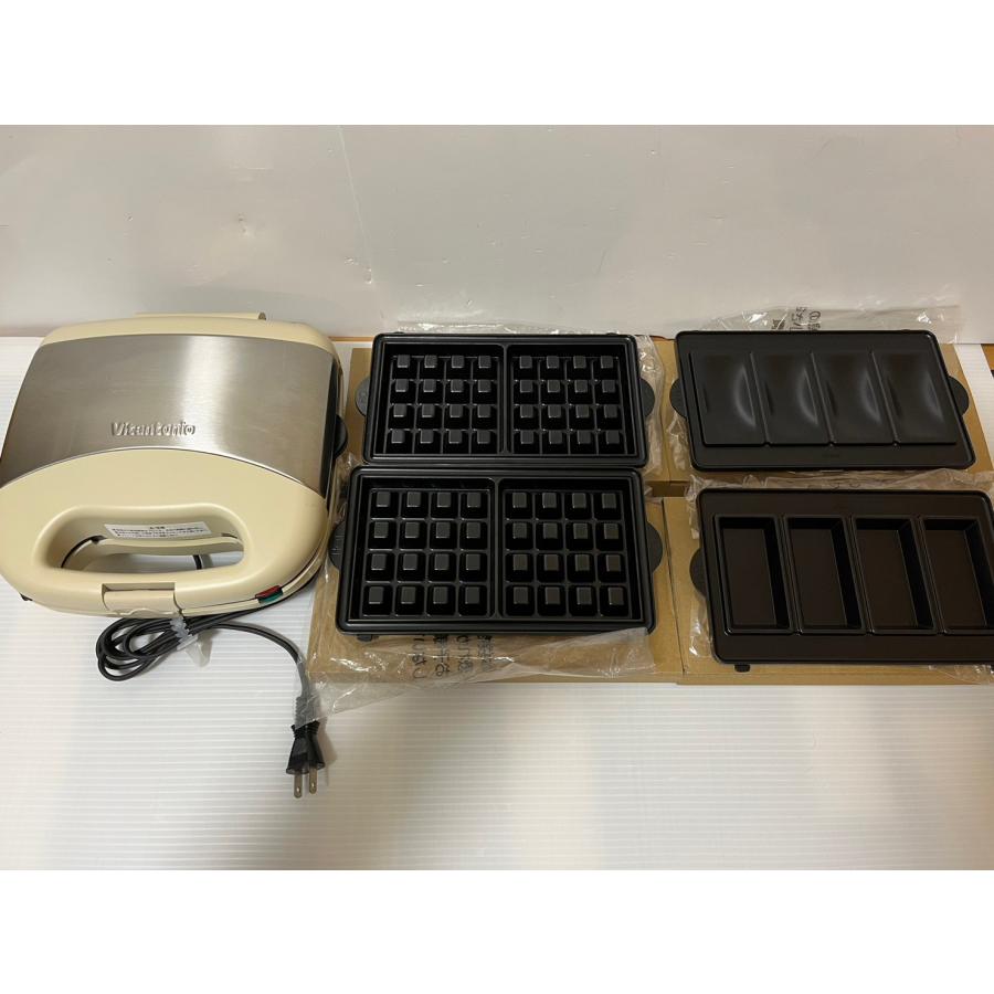 中古 ビタントニオ Vitantonio VWH-32 ワッフル＆ホットサンドベーカー 