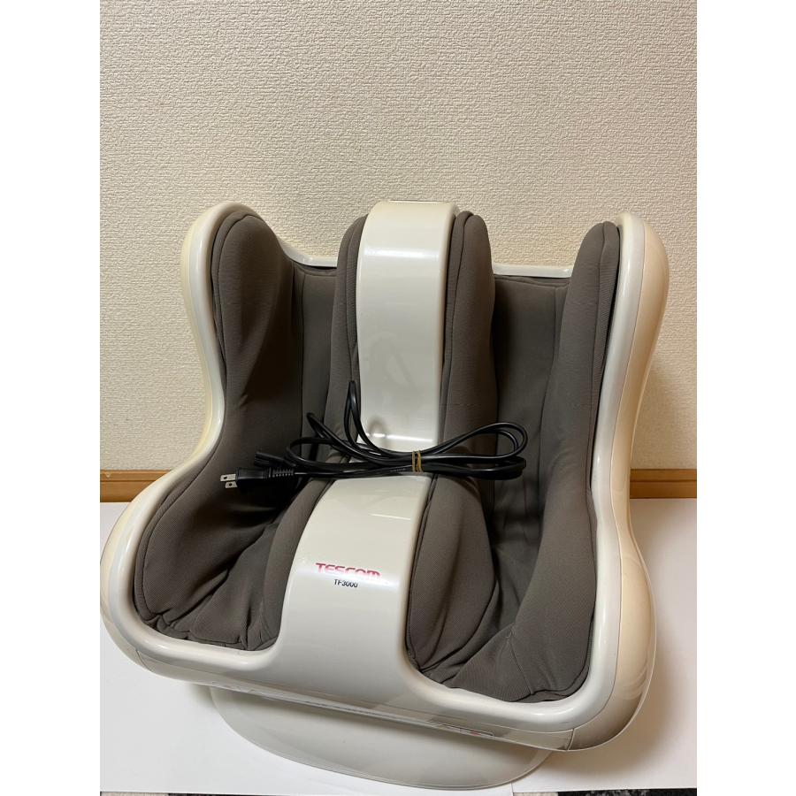 中古 TESCOM エアーフットマッサージャー クリーム TF3000-C