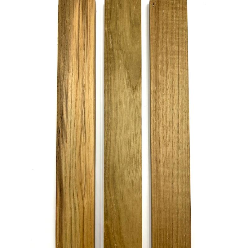 木っ端クラブ チーク 薄板 厚み約11mm ×幅約45mm×長さ約400mm 15枚入り