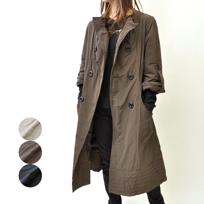 新しいコレクション レディース ショールカラーダブルコート 中綿コート タフタ生地 かわいい 40代 50代 60代 ミセスカジュアル グレージュ ブラウン ブラック 在庫一掃 Www Skylanceronline Com