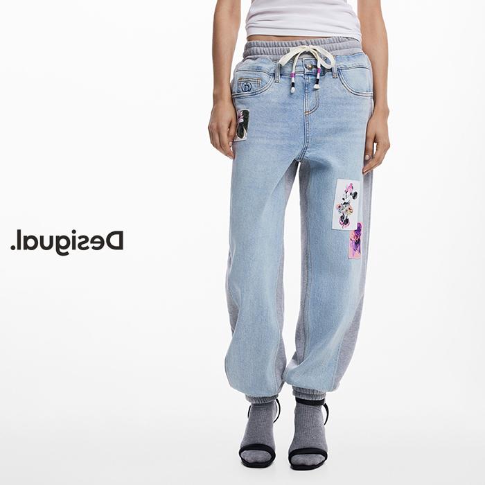 Desigual デシグアル レディース ジョガーパンツ デニム ズボン パンツ  
