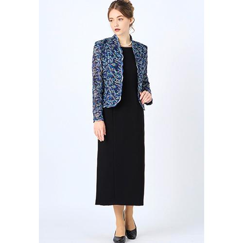 SOFYSCENE フォーマルワンピース 万能ドレス レディース 喪服 礼服 結婚式 タイトスカート ロング丈 結婚式 披露宴 ディナー ドレスコード 上品 40代 50代 60代 | SOFYSCENE | 11