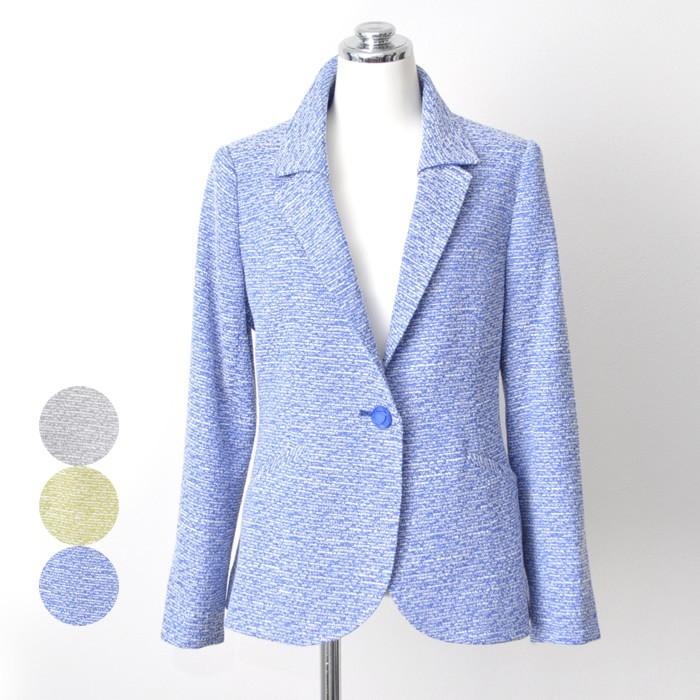 レディース ジャケット テーラードカラー ブレザー 明るい色 ジャケット 冬物 議員ジャケット キャリア テーラード ブレザー 青 キャリア Ko48 J7672 Mサイズ ブティックコーラン ビジネス 9号 ブルー