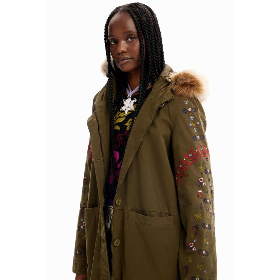 デシグアル DESIGUAL レディースコート 冬物 アウター モッズコート 