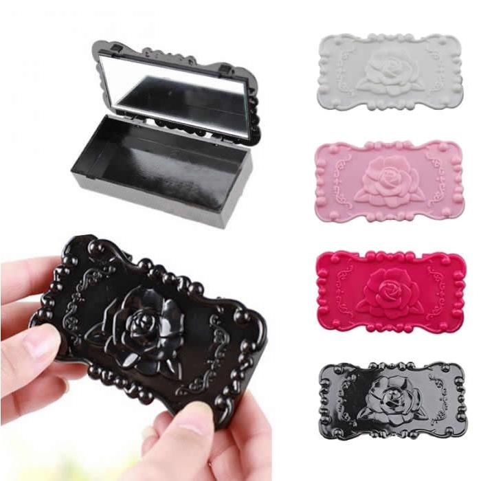 携帯用つけまつげケース 鏡付き 旅行お出かけに つけまケース ジュエリーケース アクセサリーケース Tsukematsugekesu コレスキ 通販 Yahoo ショッピング