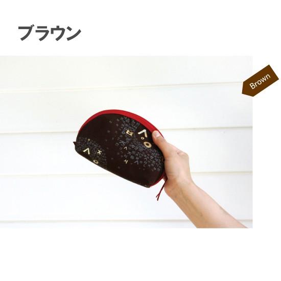 韓国雑貨 ハングル 訓民正音デザイン 半月ポーチii 白 韓国語 小物入れ バッグ E440 韓国情報広場ヤフー店 通販 Yahoo ショッピング