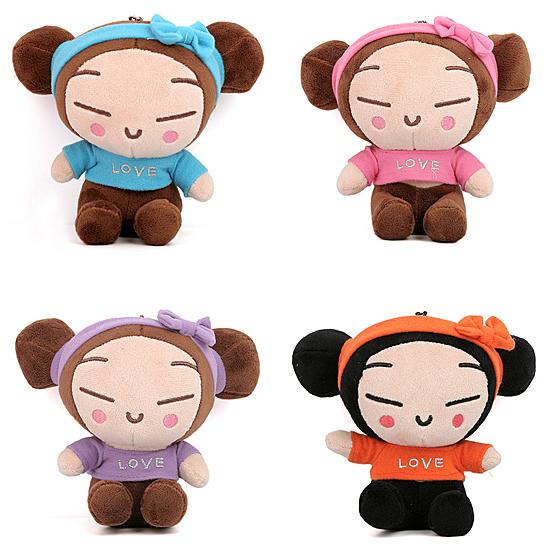 プッカ（PUCCA） ぬいぐるみ マスコット 人形 15cm 韓国 キャラクター