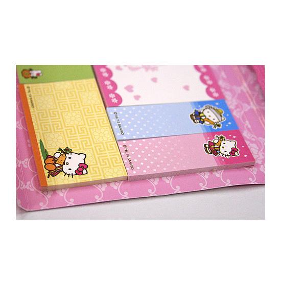 韓国限定 ハローキティ 高麗人参 付箋6点セット [文房具][かわいい