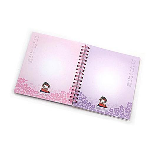 韓国文具】韓国限定 ハローキティ リングノート（妓女） [文房具