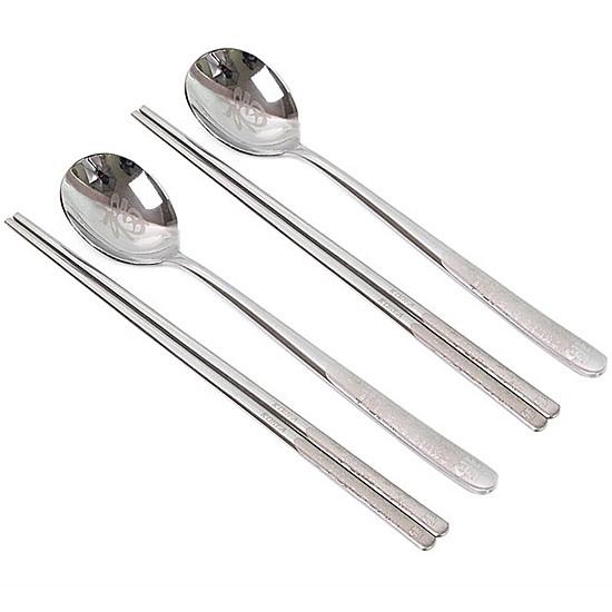 韓国食器 ハングル 訓民正音 スジョ 箸 スプーン 2膳セット J158 韓国情報広場ヤフー店 通販 Yahoo ショッピング