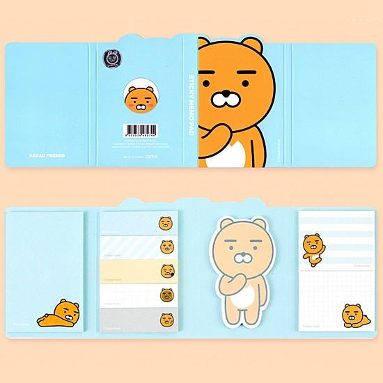 韓国文具 カカオフレンズ 4段 付箋 ライアン J669 韓国情報広場ヤフー店 通販 Yahoo ショッピング