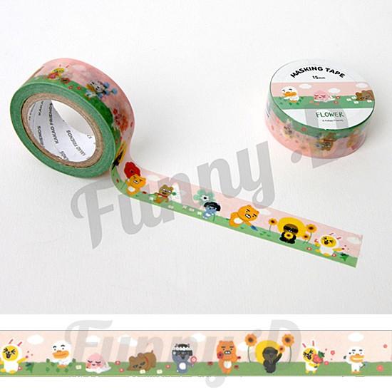 ブルーアーカイブ モモフレンズ マスキングテープ 非売品 マスキングテープ スペシャル【フラワーメロディー・アネモネ