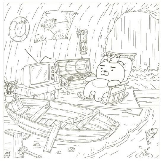 韓国ぬり絵 カカオフレンズ ストーリー カラーリングブック 塗り絵 本 書籍 かわいい Kakao Friends 公式 M304 韓国情報広場ヤフー店 通販 Yahoo ショッピング