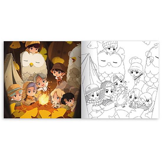 韓国ぬり絵 Tinytan カラーリングブック 塗り絵 本 書籍 かわいい Bts 防弾少年団 公式 M340 韓国情報広場ヤフー店 通販 Yahoo ショッピング