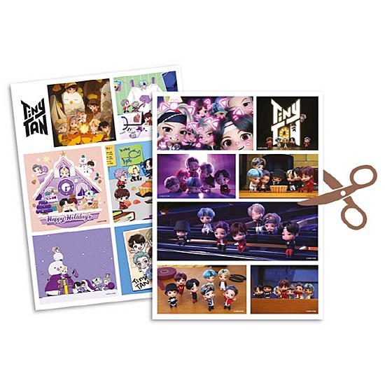 絵画　BTS　韓国アイドル　クレヨン画 韓国語 ぬりえ本 『TinyTAN COLORING BOOK タイニータン カラー
