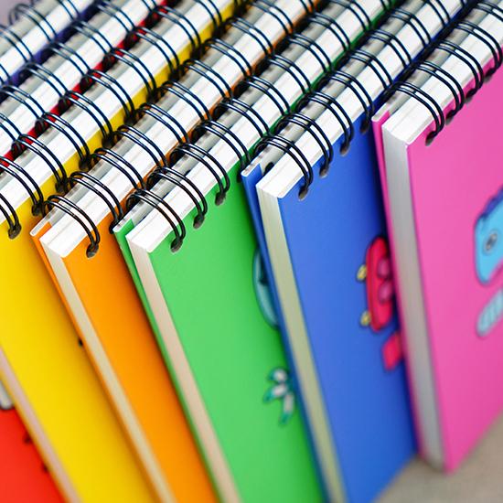 BT21 A5 ハードカバー リング ノート [韓国文具][文房具][かわいい