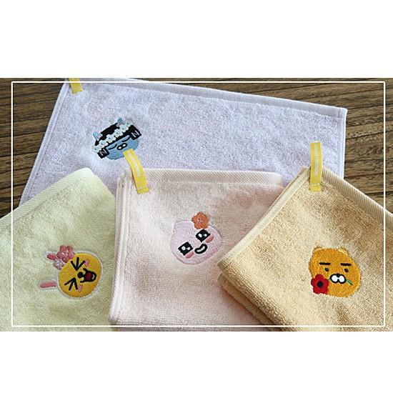 韓国雑貨】カカオフレンズ フラワー フェイス ハンドタオル [かわいい