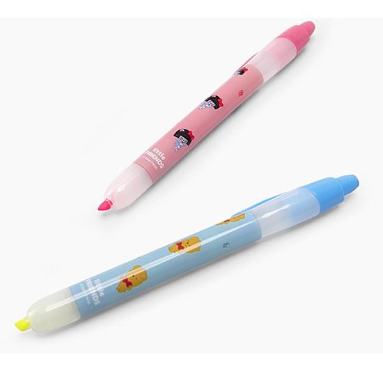韓国文具 カカオフレンズ リトルフレンズ ノック式蛍光ペン 韓国文房具 かわいい P331 韓国情報広場ヤフー店 通販 Yahoo ショッピング