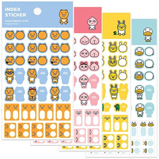 韓国文具 カカオフレンズ インデックス ステッカー 文房具 シール キャラクター かわいい タックシール P421 韓国情報広場ヤフー店 通販 Yahoo ショッピング