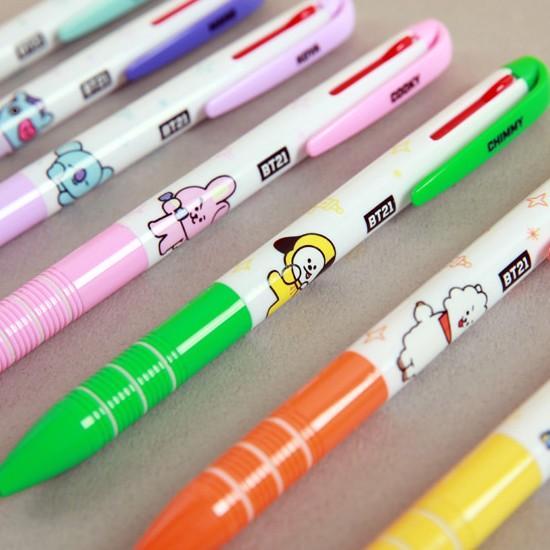 韓国文具 Bt21 3色 ボールペン 文房具 ペン かわいい 防弾少年団 P705 韓国情報広場ヤフー店 通販 Yahoo ショッピング