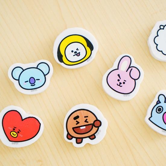 韓国文具 Bt21 キャラクター 消しゴム 文房具 かわいい 防弾少年団 P712 韓国情報広場ヤフー店 通販 Yahoo ショッピング