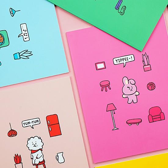 韓国文具 Bt21 B5 ノート 文房具 かわいい 防弾少年団 P751 韓国情報広場ヤフー店 通販 Yahoo ショッピング