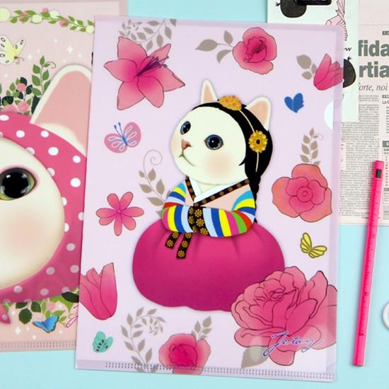 韓国文具 Choo Choo チュチュ ファイル フォルダー Wori 文房具 かわいい ネコ キャラクター P793 韓国情報広場ヤフー店 通販 Yahoo ショッピング